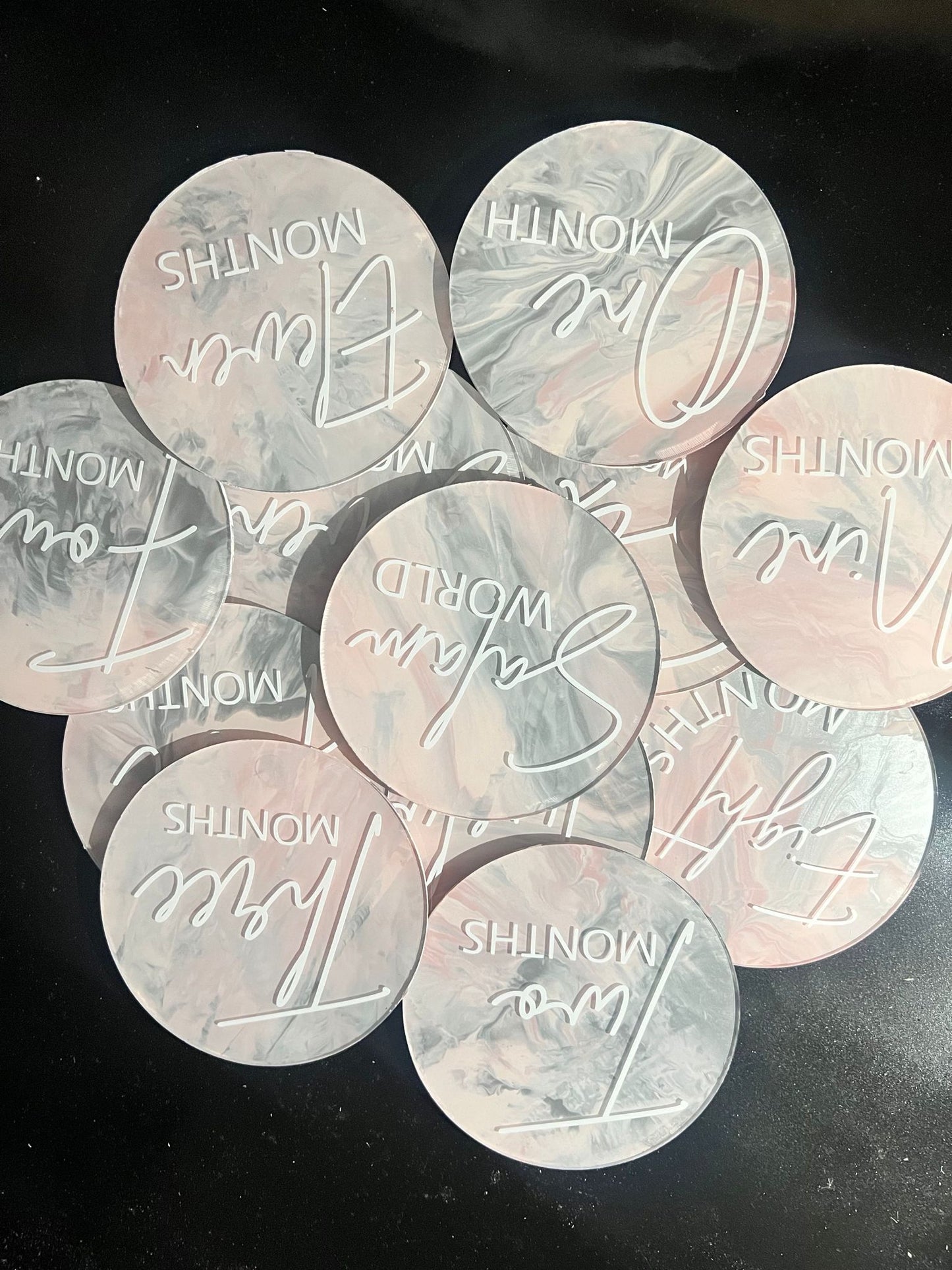 Marbled Milestone Discs