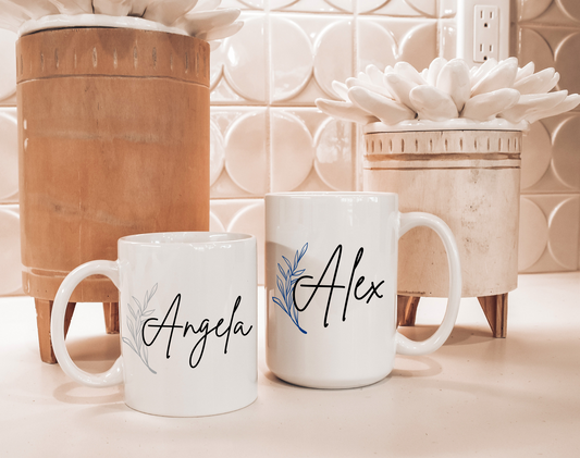 Personalized White Coffee Mug (11 oz. / 15 oz.)