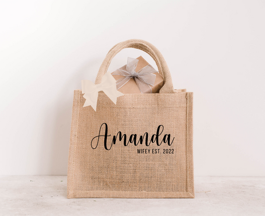 Burlap Tote