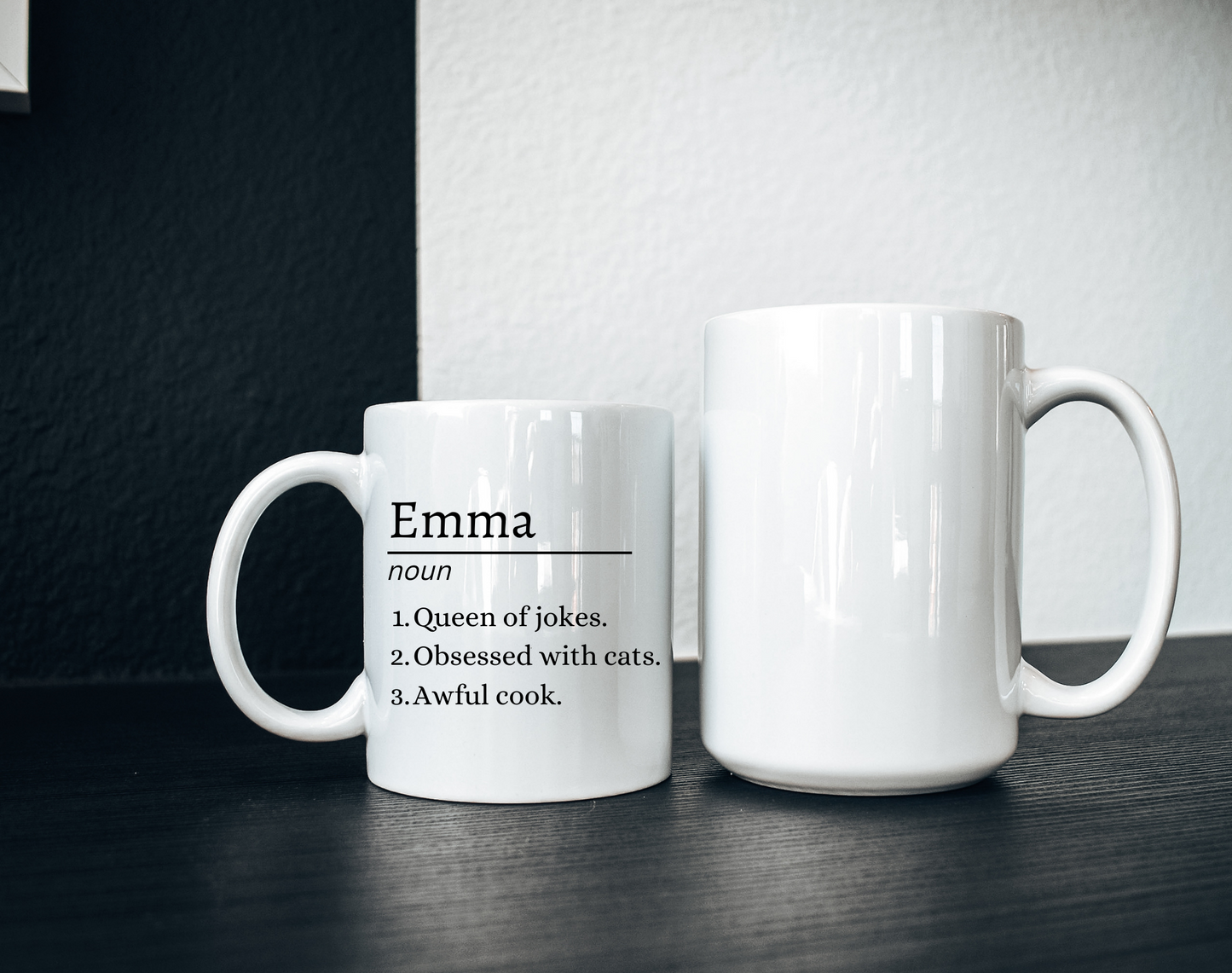 Personalized White Coffee Mug (11 oz. / 15 oz.)