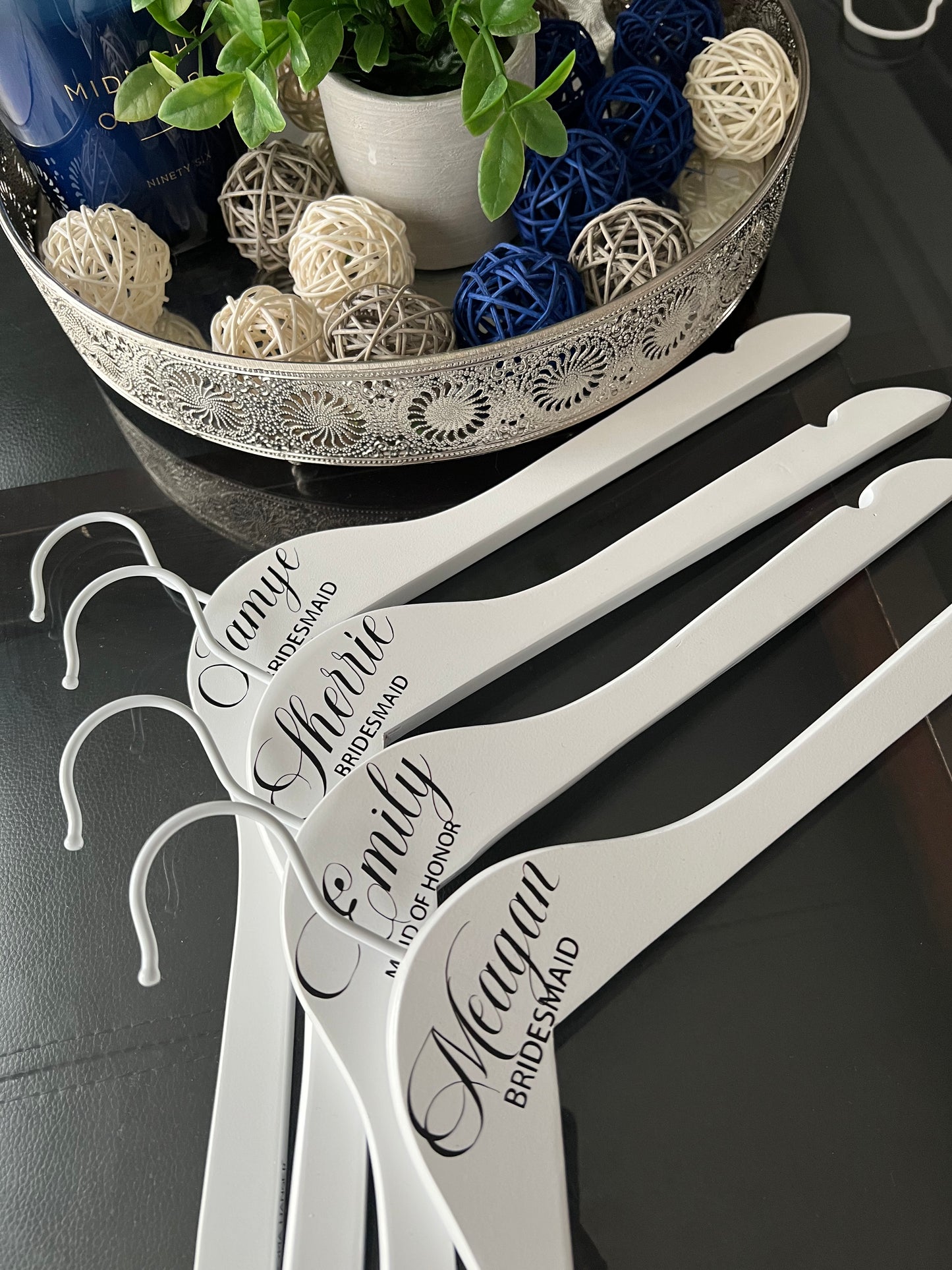 Personalized White Hangers