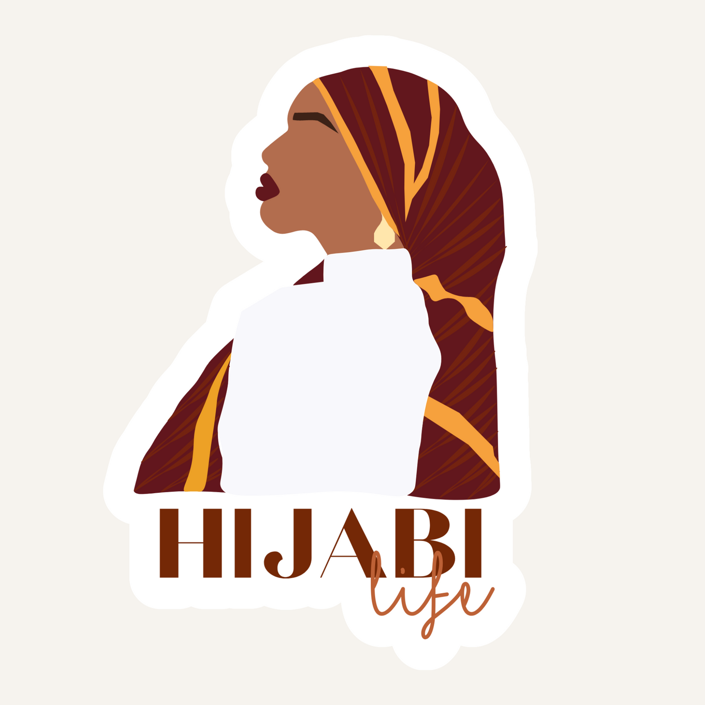 Hijabi Life Sticker