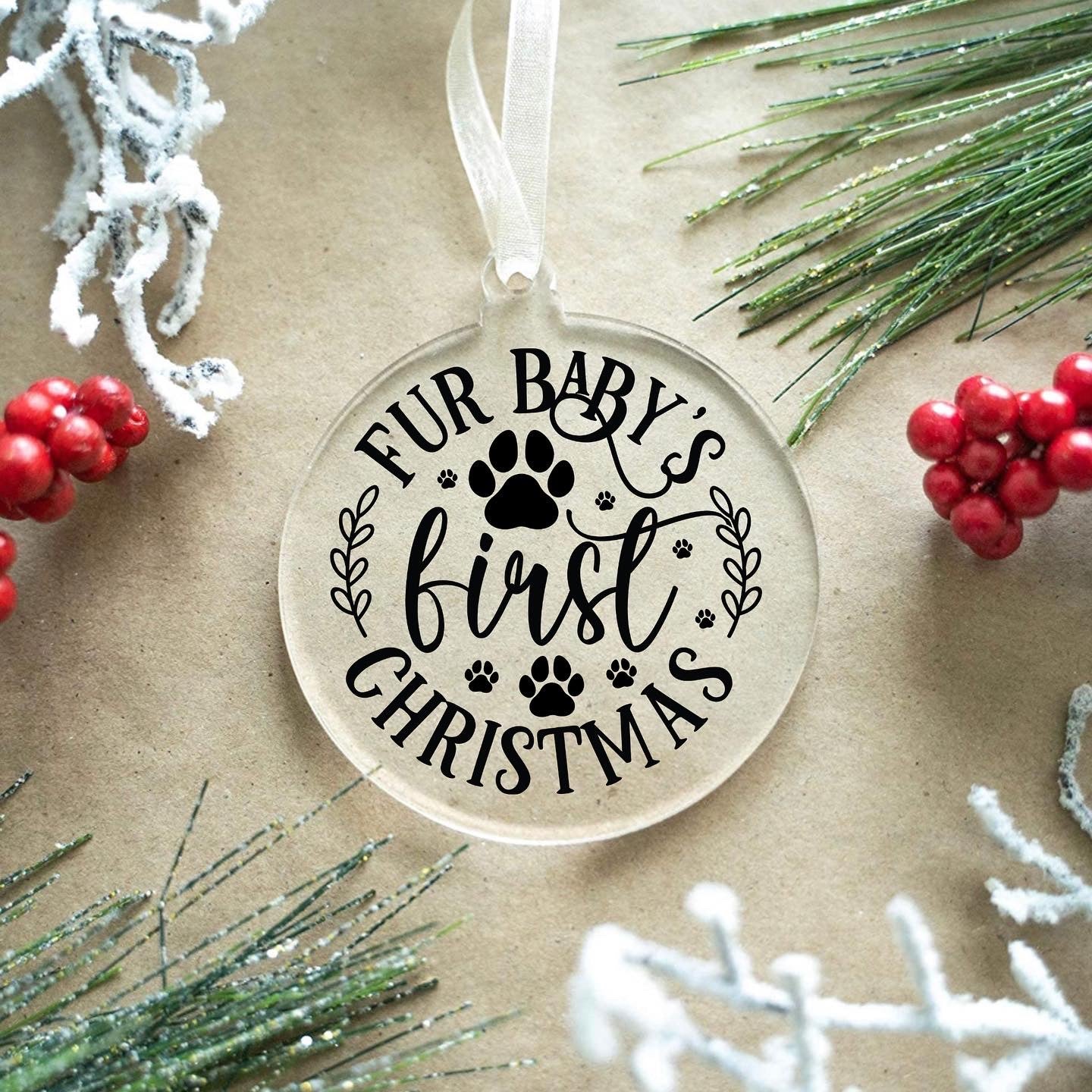 Personalized Ornament - Clear