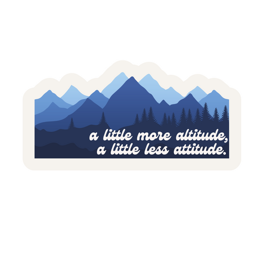 Mountains Sticker