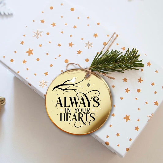 Personalized Ornament - Gold (Mirrored)